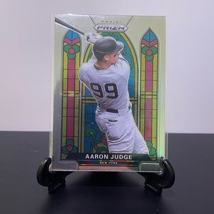 2021 Panini Prizm - Stained Glass Silver Prizm #SG-5 Aaron Judge